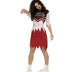 DÉGUISEMENT CHEERLEADER ENSANGLANTÉE FEMME