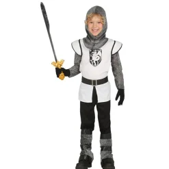 DÉGUISEMENT CHEVALIER BLANC ENFANT - PANTALON NOIR