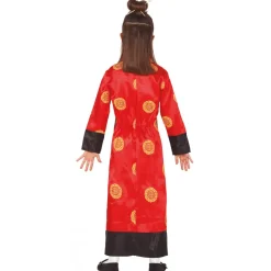 DÉGUISEMENT CHINOISE KIMONO ROUGE FILLE
