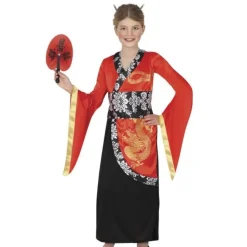 DÉGUISEMENT CHINOISE ROUGE FILLE