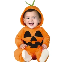DÉGUISEMENT CITROUILLE ÉVIDÉE ORANGE BÉBÉ
