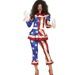 DÉGUISEMENT CLOWN PATRIOTIQUE SANGUINAIRE FEMME