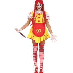 DÉGUISEMENT CLOWN RONALD ENSANGLANTÉ FEMME