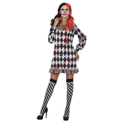 DÉGUISEMENT CLOWN TUEUR TERRIFIANT FEMME