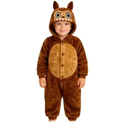 DÉGUISEMENT COMBINAISON MONSTRE BRUN ENFANT