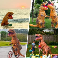DÉGUISEMENT COSTUME GONFLABLE T-REX ENFANT