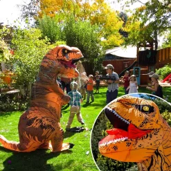 DÉGUISEMENT COSTUME GONFLABLE T-REX ENFANT