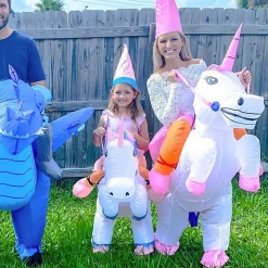 DÉGUISEMENT COSTUME GONFLABLE LICORNE ENFANT