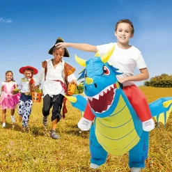 DÉGUISEMENT COSTUME GONFLABLE DRAGON ENFANT