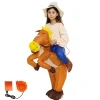 DÉGUISEMENT COSTUME GONFLABLE COWBOY ENFANT