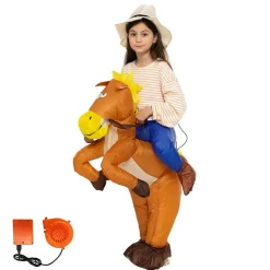 DÉGUISEMENT COSTUME GONFLABLE COWBOY ENFANT