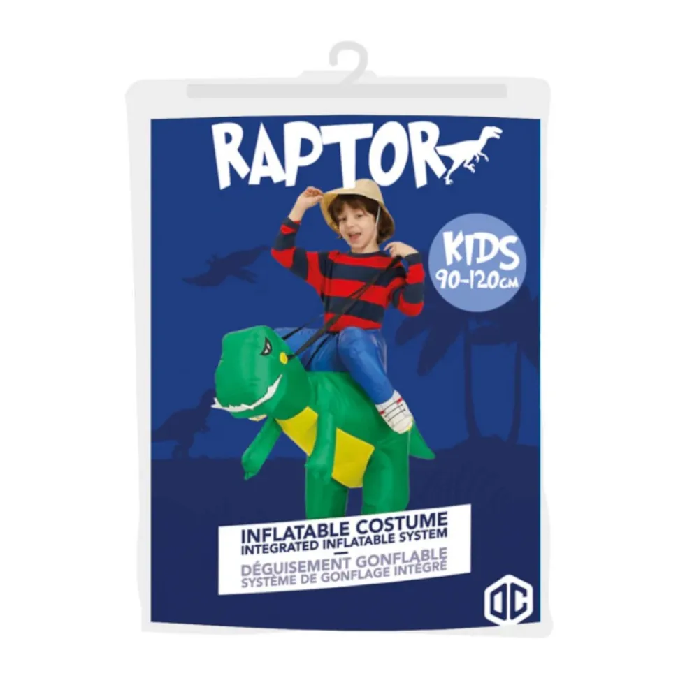 DÉGUISEMENT COSTUME GONFLABLE RAPTOR ENFANT