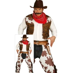 DÉGUISEMENT COWBOY GILET ADULTE