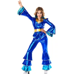 DÉGUISEMENT DANCING QUEEN BLEU FEMME