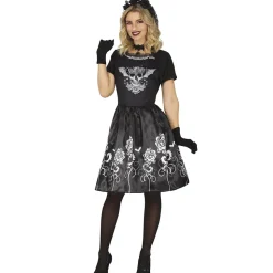 DÉGUISEMENT DANSEUSE GOTHIQUE SQUELETTE FEMME