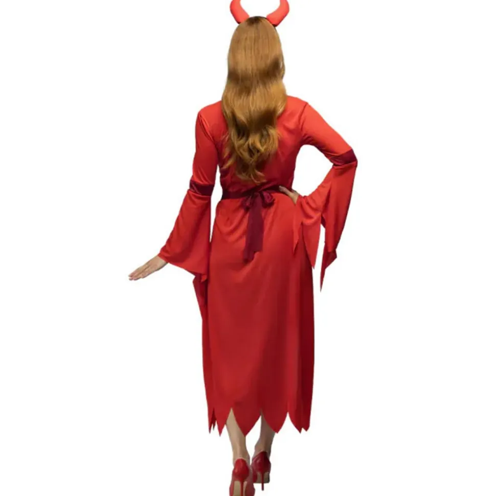 DÉGUISEMENT DIABLE LUCIFER ROUGE FEMME