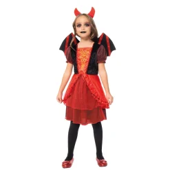 DÉGUISEMENT DIABLESSE PREMIUM TUTU ROUGE FILLE