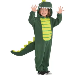DÉGUISEMENT DINOSAURE VERT ENFANT