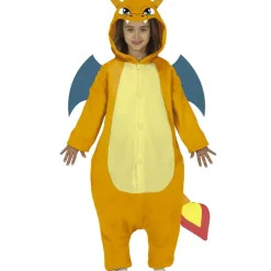 DÉGUISEMENT DRAGON KIGURUMIMI ORANGE ENFANT