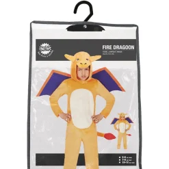 DÉGUISEMENT DRAGON MYSTIQUE ORANGE ENFANT