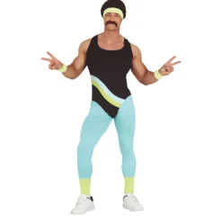 DÉGUISEMENT GYMNASTIQUE AÉROBIC ANNÉES 80 HOMME