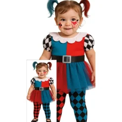 DÉGUISEMENT HARLEQUIN COMPLICE JOKER FOU BÉBÉ