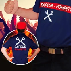 DÉGUISEMENT HUMORISTIQUE SAPEUR POMPETTE ADULTE