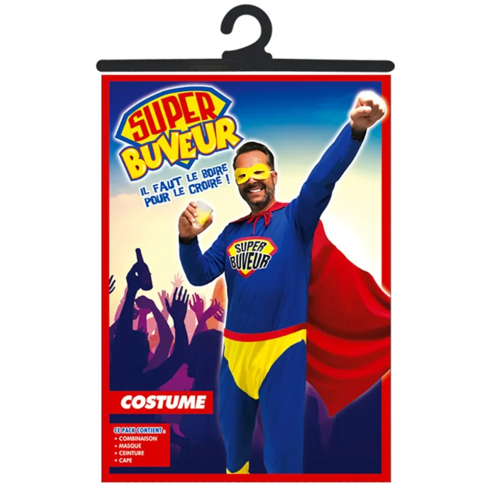 DÉGUISEMENT HUMOUR SUPER BUVEUR HOMME