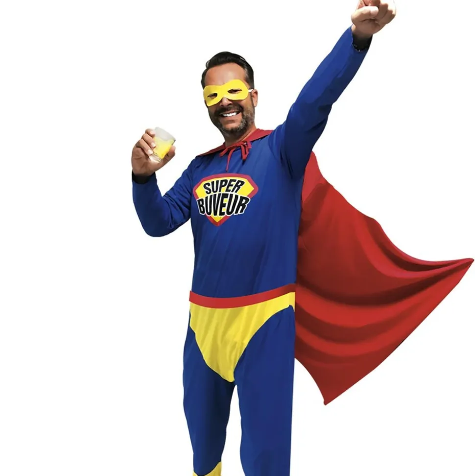 DÉGUISEMENT HUMOUR SUPER BUVEUR HOMME