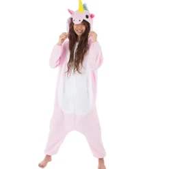 DÉGUISEMENT KIGURUMI LICORNE ROSE ADULTE