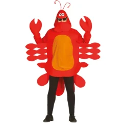DÉGUISEMENT LANGOUSTE CRUSTACÉ MARIN ROUGE ADULTE