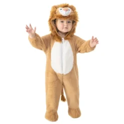 DÉGUISEMENT LION SAVANE PELUCHE BÉBÉ