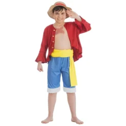 DÉGUISEMENT LUFFY CHAPEAU PAILLE ONE PIECE GARÇON