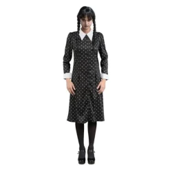 DÉGUISEMENT MERCREDI ROBE ÉCOLIÈRE À MOTIFS FILLE