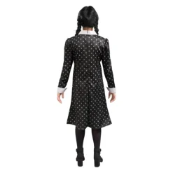 DÉGUISEMENT MERCREDI ROBE ÉCOLIÈRE À MOTIFS FILLE