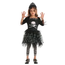 DÉGUISEMENT PIRATE TÊTE DE MORT FILLE