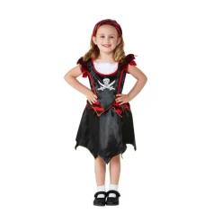 DÉGUISEMENT PIRATE TÊTE DE MORT FILLE BÉBÉ