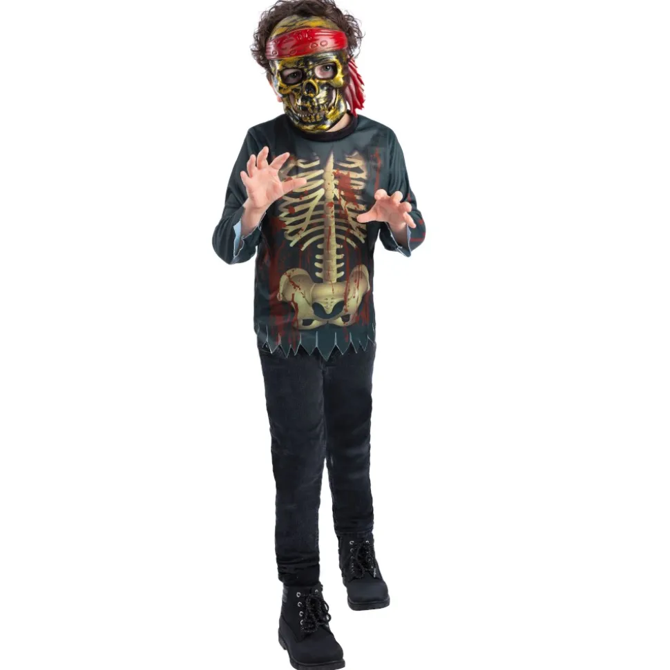 DÉGUISEMENT PIRATE ZOMBIE SQUELETTE ENFANT