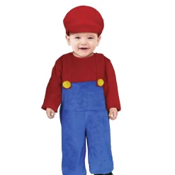 DÉGUISEMENT PLOMBIER ROUGE BÉBÉ