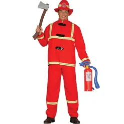 DÉGUISEMENT POMPIER ROUGE HOMME