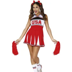 DÉGUISEMENT POM-POM GIRL USA ADO