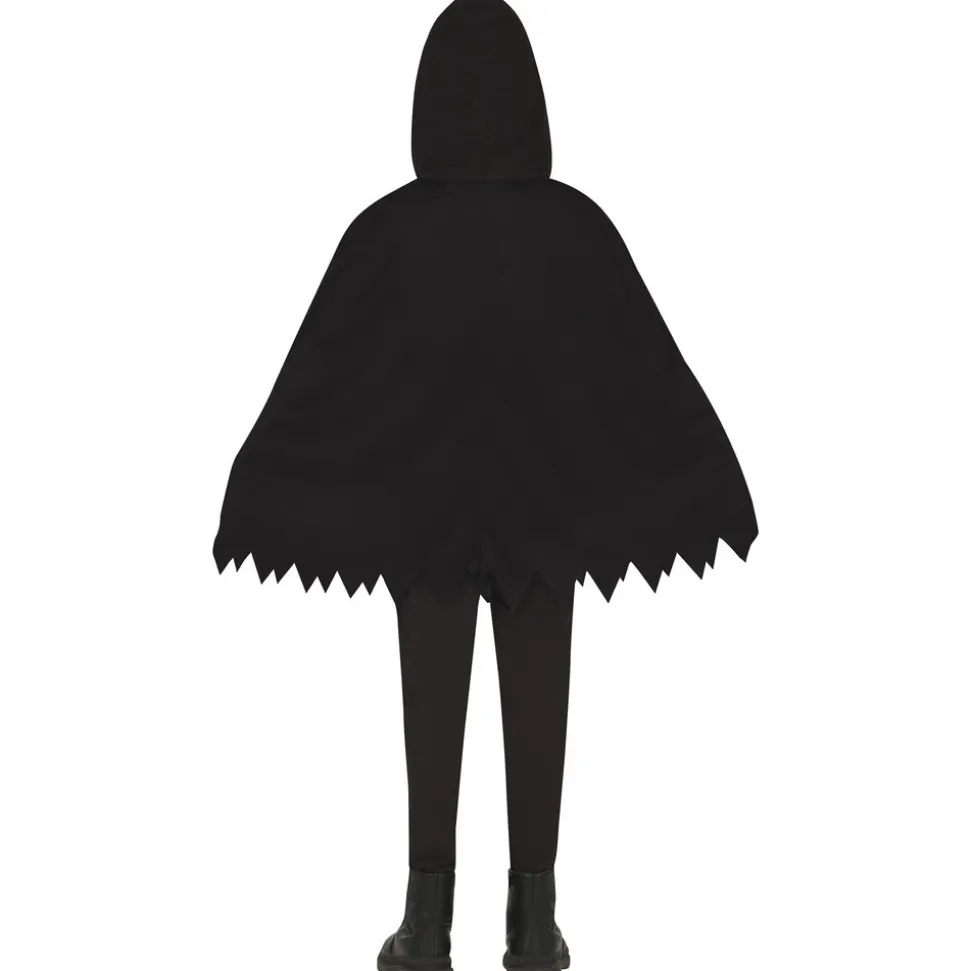 DÉGUISEMENT PONCHO SQUELETTE HUMAIN ENFANT