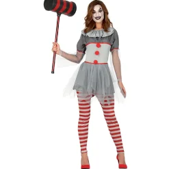 DÉGUISEMENT ÉPOUVANTABLE CLOWN FEMME