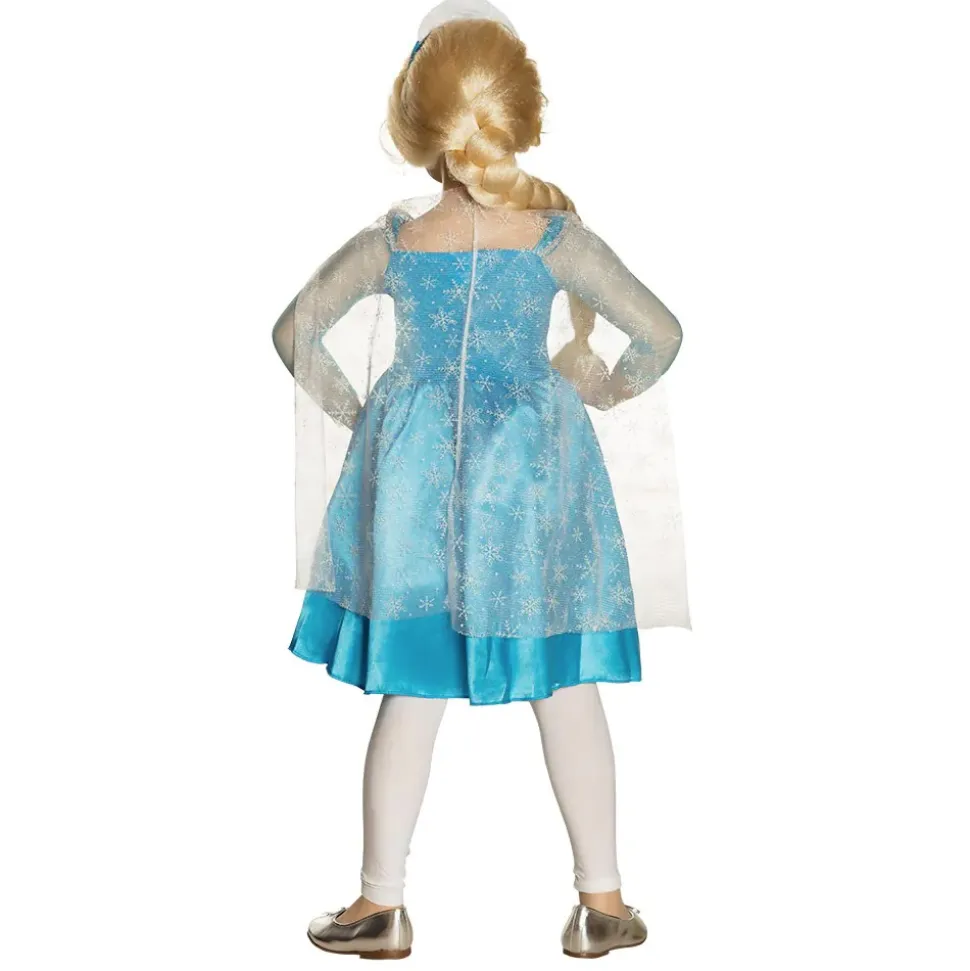 DÉGUISEMENT PRINCESSE D'HIVER ROBE BLEU FILLE