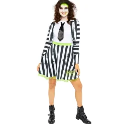 DÉGUISEMENT ROBE BEETLEJUICE FEMME