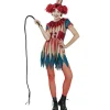 DÉGUISEMENT ROBE CLOWN VINTAGE FEMME