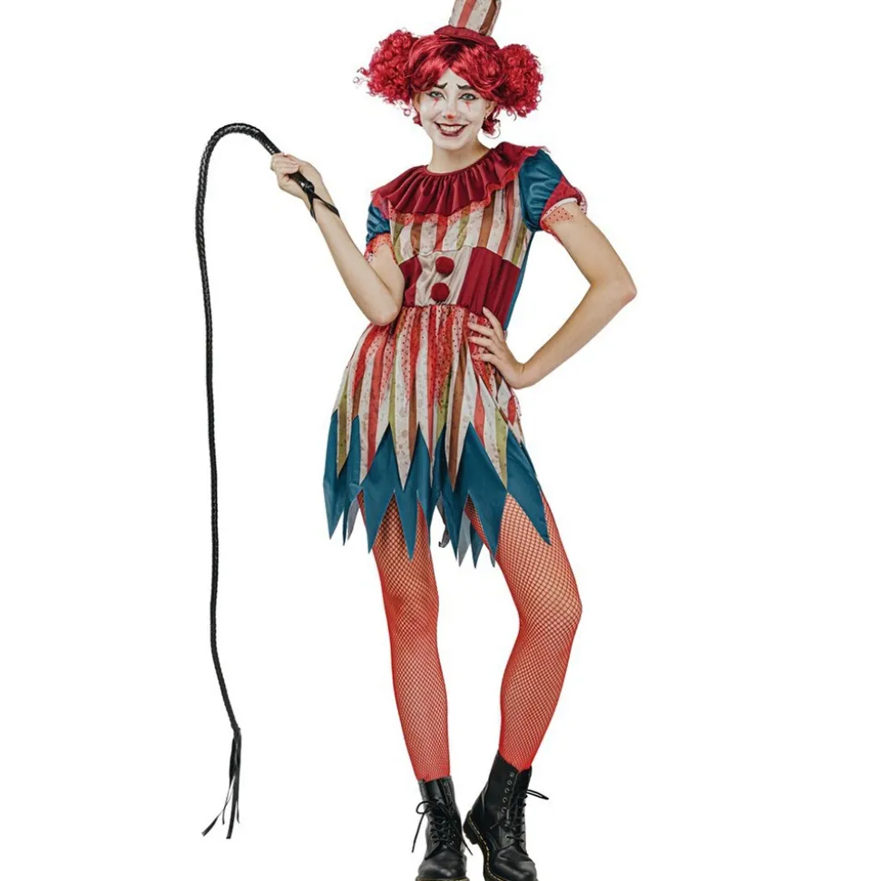 DÉGUISEMENT ROBE CLOWN VINTAGE FEMME