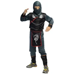 DÉGUISEMENT SHINOBI FUGU GUERRIER JAPONAIS GARÇON