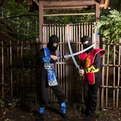 DÉGUISEMENT SHINOBI GUERRIER JAPONAIS BLEU GARÇON