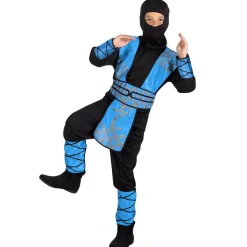 DÉGUISEMENT SHINOBI GUERRIER JAPONAIS BLEU GARÇON